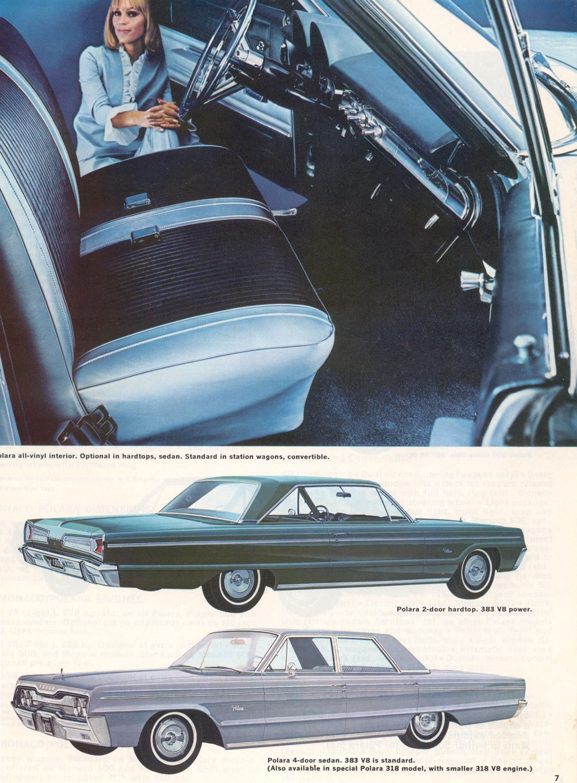 1966 Dodge Brochure Page 7